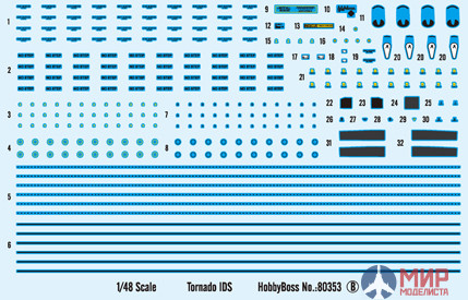 80353 Hobby Boss  самолёт  Tornado IDS (1:48)