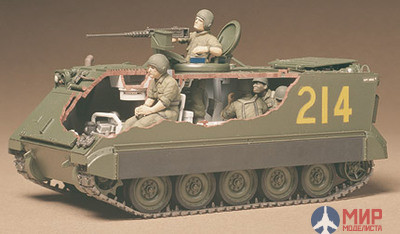 35040 Tamiya 1/35 Американская БМП-амфибия M113 и 5 фигур