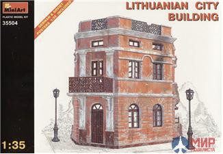 35504 MiniArt 1/35 Литовское городское здание Lithunianan city building
