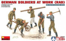 35065 MiniArt 1/35 Немецкие солдаты за работой German soldiers at work (RAD)