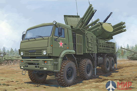 01060 Trumpeter 1/35 ЗРК Russian 72V6E4 Combat Vehicle of 96K6 Pantsir -S1 ADMGS