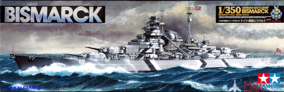 78013 Tamiya 1/350 Немецкий линкор Bismarck + ДОПОЛНЕНИЯ