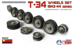 35242 MiniArt аксессуары  T-34 WHEELS SET 1943-44 series  (1:35)