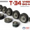 35242 MiniArt аксессуары  T-34 WHEELS SET 1943-44 series  (1:35)