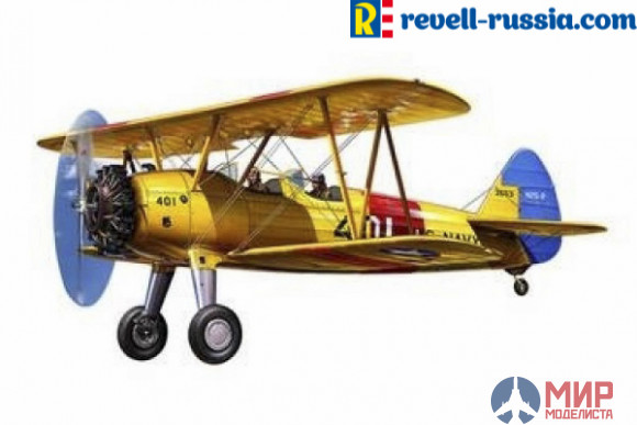 04676 Revell самолёт Stearman Kaydet  (1:72)