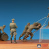 35256 MiniArt фигуры  German Soldiers with Fuel Drums (Special Edition)  (1:35)