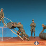 35256 MiniArt фигуры  German Soldiers with Fuel Drums (Special Edition)  (1:35)