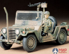 35123 Tamiya 1/35 Американский джип M151A2 Ford Mutt c M60 и фигурой