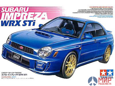 24231 Tamiya 1/24 Автомобиль Subaru Impreza WRX STi