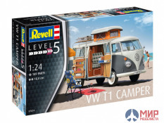 07674 REVELL МИКРОАВТОБУС ФОЛЬКСВАГЕН T1 CAMPER (1:24)