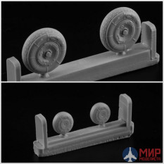 NS48101-b North Star Models 1/48 Mi-2 Soviet Helicopter wheels set Light series