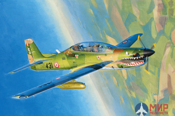 81763 Hobby Boss Самолет Brazilian EMB312 Tucano 1/48