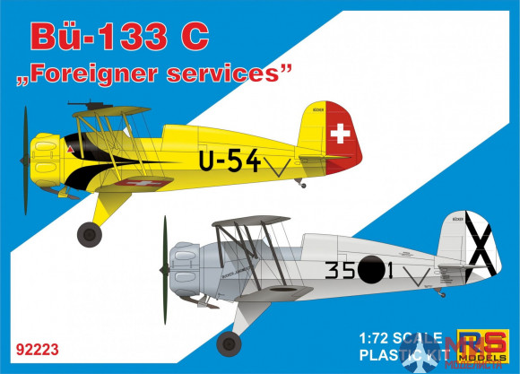 92223 RS Models 1/72 Bücker Bü 133