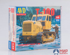 3010AVD AVD Models  1/43 Сборная модель Гусенечный трактор Т-100