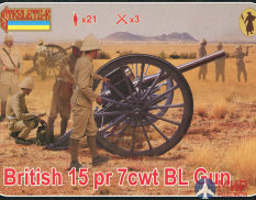 STR177 Strelets*R 1/72 British 15 pdr 7 cwt BL Gun