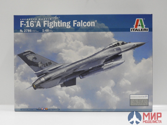 2786 Italeri самолёт F-16 A Fighting Falcon (1:48)