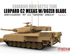 TS-041 Meng Model 1/35 Canadian Main Battle Tank Leopard C2 Mexas W/dozer Blade