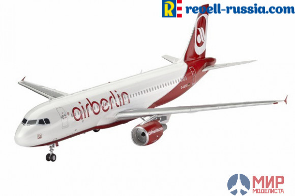 04861 Revell самолёт Airbus A320 Air Berlin  (1:144)