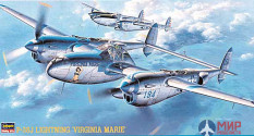 09101 Hasegawa 1/48 Самолет  P-38J LIGHTNING