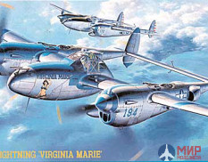 09101 Hasegawa 1/48 Самолет  P-38J LIGHTNING