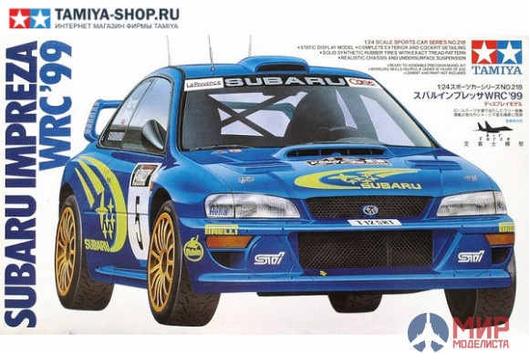 24218 Tamiya 1/24 Subaru Impreza WRC'99
