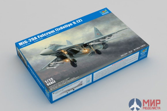 01674 Trumpeter 1/72 самолёт  M!G-29A Fulcrum (izdeliye 9.12)