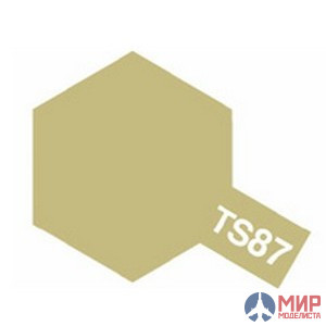 85087 Tamiya TS-87 Titanium Gold спрей в баллоне 100 мл.