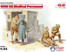 35694 ICM 1/35 Медицинский персонал США І МВ