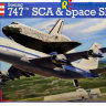 04863 Revell самолёт Boeing 747 SCA & Space Shuttle  (1:144)