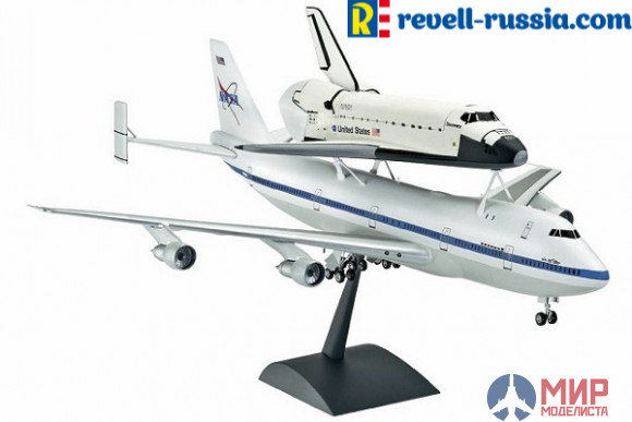 04863 Revell самолёт Boeing 747 SCA & Space Shuttle  (1:144)