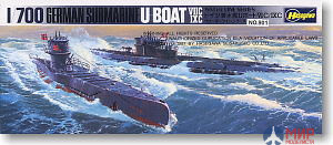 49901 Hasegawa 1:700 Подводная лодка SUBMARINE U BOAT 7C/9C