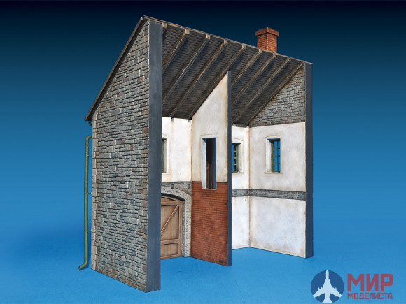 35515 MiniArt наборы для диорам  ARDENNES BUILDING  (1:35)