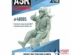 ASK48005 ASK 1/48 Пилот ВКС России в ВМСК (система ИПС-72, для самолетов семейства Су-24, Су-25, МиГ