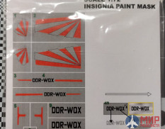 R42-72 Hobby+Plus Окрасочная маска для модели самолета Yak-50 DDR