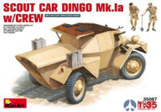 35087 MiniArt 1/35 Разведывательный бронеавтомобиль Dingo Мк.1а с экипажем