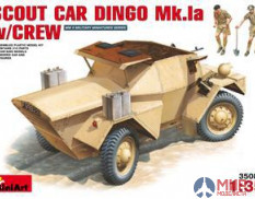 35087 MiniArt 1/35 Разведывательный бронеавтомобиль Dingo Мк.1а с экипажем