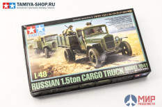 32577 Tamiya 1/48 Советский полуторатонный грузовик с фигурой водителя и четырьмя бойцами