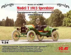 24015 ICM 1/24 Model T 1913 "Спидстер", Американский спортивный автомобиль