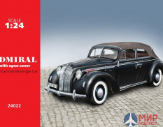 24022 ICM 1/24 Автомобиль Opel "Admiral" (кабриолет) с открытым верхом