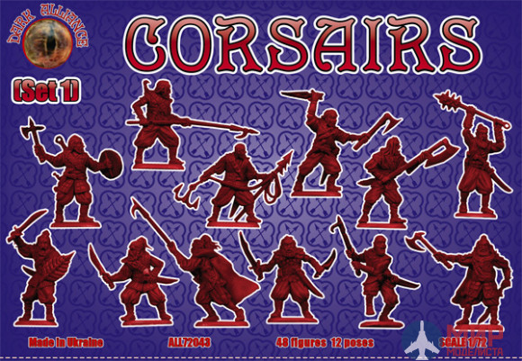 ALL72043 Dark Alliance 1/72 Corsairs. Set 1
