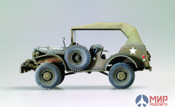 0228 Italeri автомобиль  DODGE STAFF CAR WC 56 (1:35)