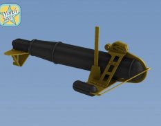 NSA200014 North Star Models 1/200 Фототравление USN Medium paravane for U.S. cruiser 4 pcs in a set