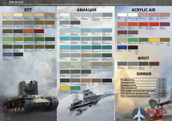 01.240 JIM SCALE Коричневый (Су-25)