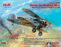 32042 ICM 1/32 Gloster Sea Gladiator Mk.II , Британский морской истребитель II МВ