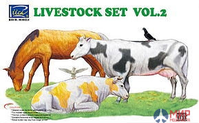 RV35015 Riich Models 1/35 Livestock Set Vol.2
