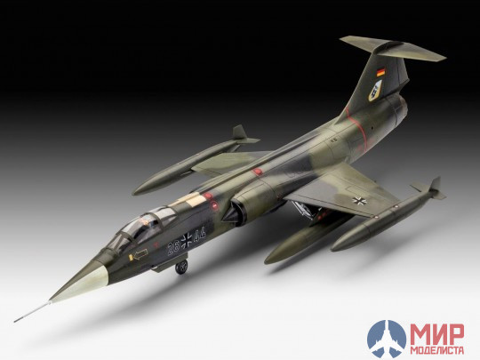 03904 REVELL ИСТРЕБИТЕЛЬ LOCKHEED MARTIN F-104G STARFIGHTER (1:72)