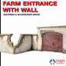 35535 MiniArt наборы для диорам FARM ENTRANCE WITH WALL (1:35)