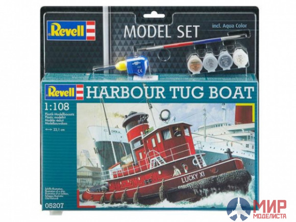 65207 REVELL ПОРТОВЫЙ БУКСИР HARBOUR TUG BOAT (1:108)