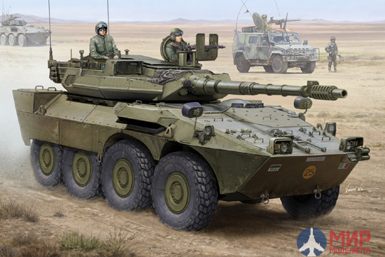 01564 Trumpeter 1/35 САУ B1 Centauro Early с навесной броней