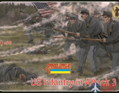 STR179 Strelets*R 1/72 US Infantry in Attack 3